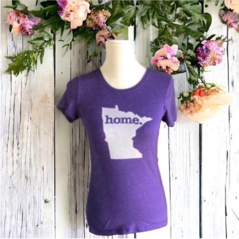Next Level Apparel Minnesota State Purple Tee